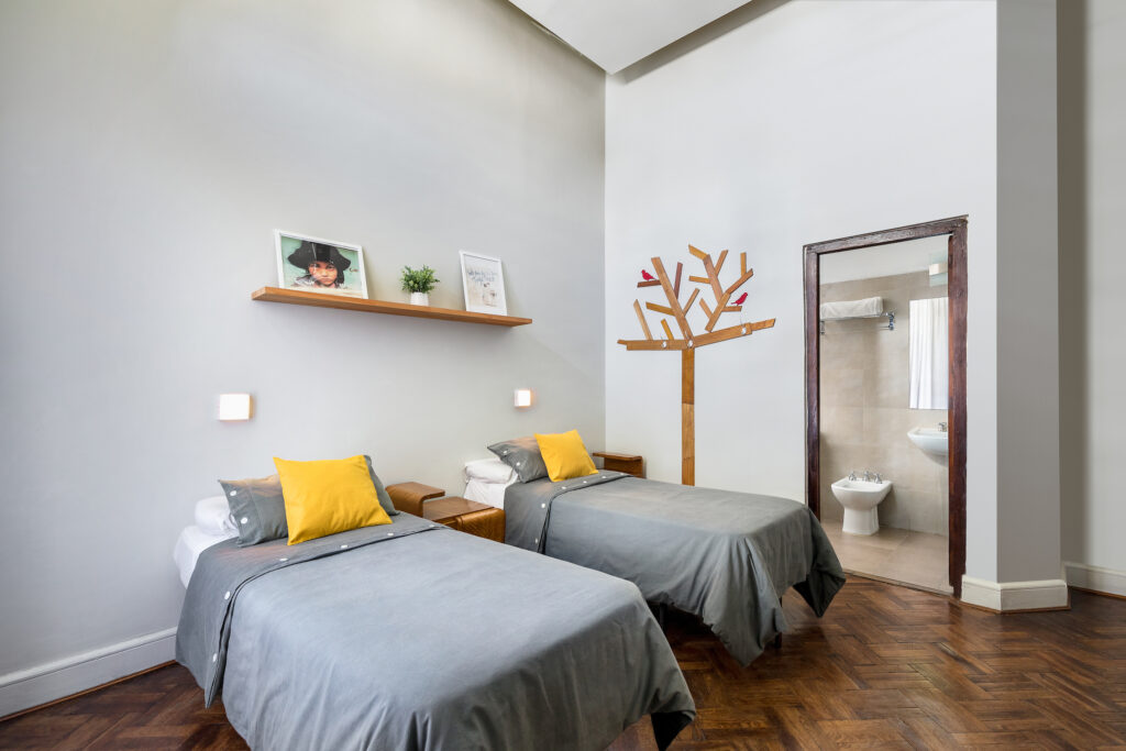 Habitación twin, triple o cuádruple