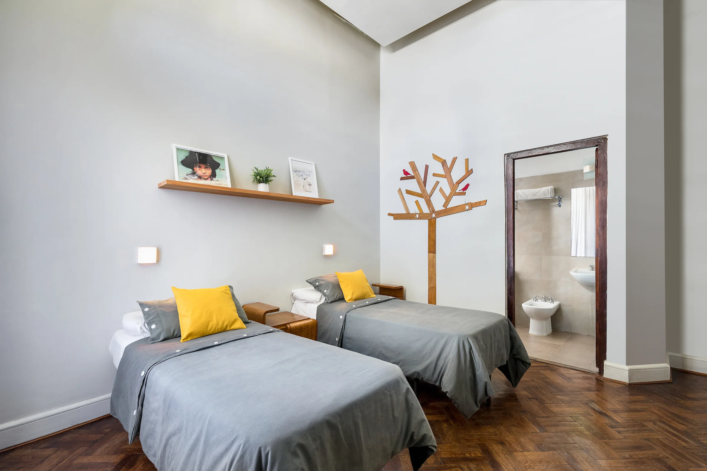 Habitación individual, doble o twin